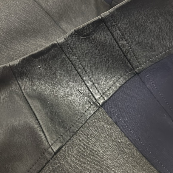 Express Gray and Blue Midi Pencil Skirt - Picture 6 of 8